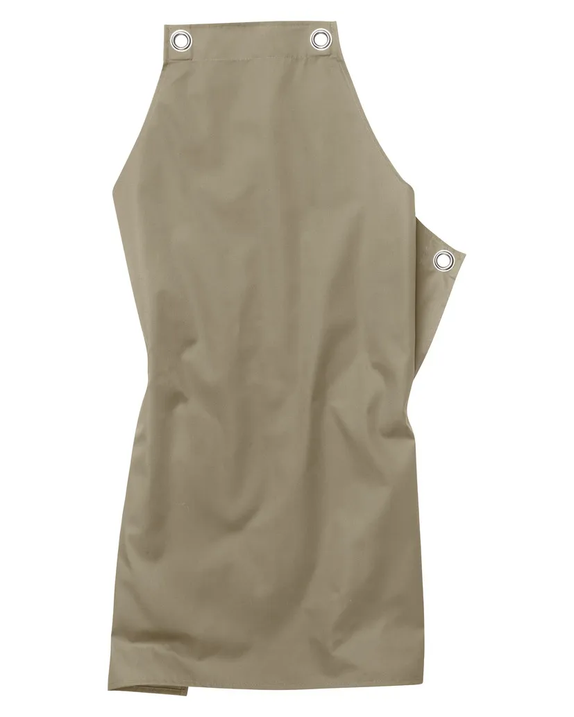 Potenza X Classic - Latzschürze mit Ösen - khaki